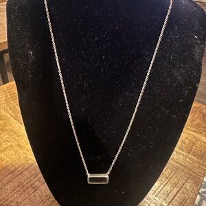 Blue is the new black necklace